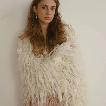 Handmade Alpaca Merino Cardigan: Cropped Open Front Knit Sweater